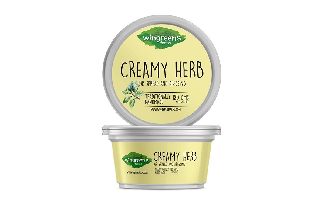 Wingreens Farms Creamy Herb    Cup  180 grams